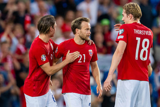 Patrick Berg, Bård Finne and Kristian Thorstvedt of Norway