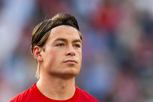 Patrick Berg of Norway line up