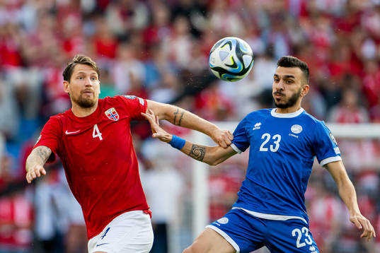 Stefan Strandberg of Norway and Ioannis Pittas of Cyprus