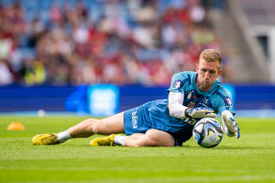 Goalkeeper Egil Selvik of Norway