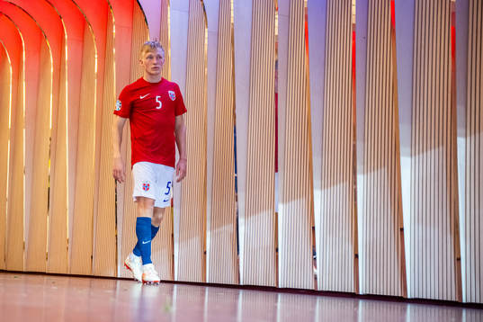 Birger Meling of Norway at half-time