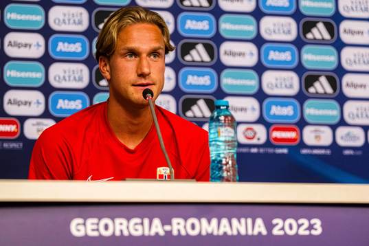 Erik Botheim of the Norwegian under-21 national football