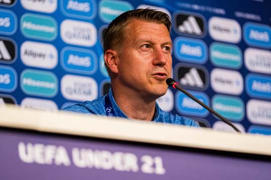 Leif Gunnar Smerud, head coach of the Norwegian under-21