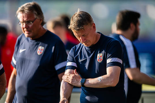 Leif Gunnar Smerud, head coach of the Norwegian under-21
