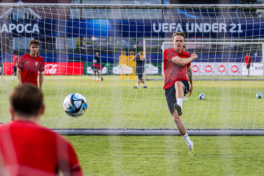 Tobias Christensen of the Norwegian under-21 national