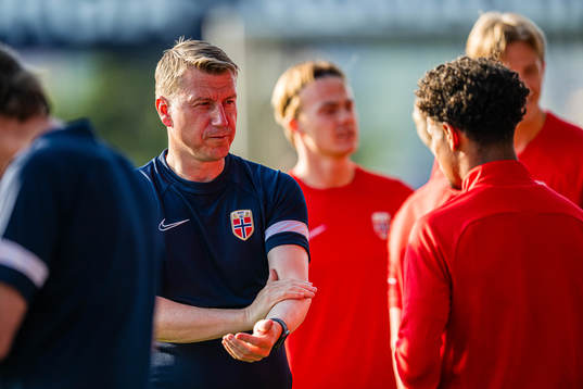 Leif Gunnar Smerud, head coach of the Norwegian under-21