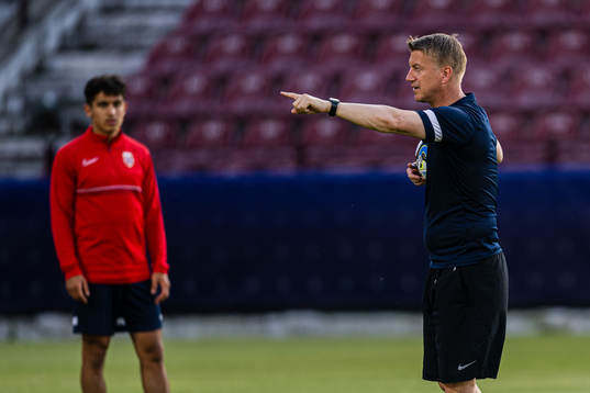 Leif Gunnar Smerud, head coach of the Norwegian under-21
