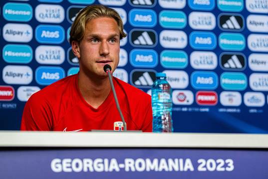 Erik Botheim of the Norwegian under-21 national football