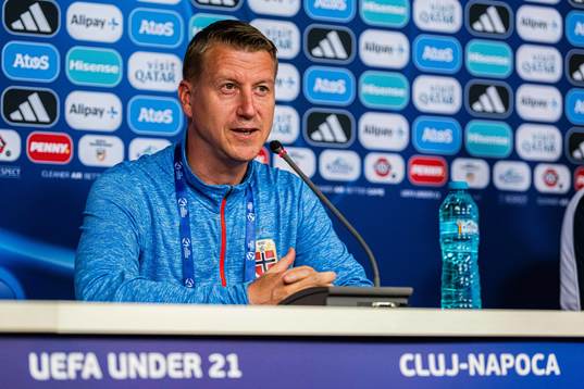 Leif Gunnar Smerud, head coach of the Norwegian under-21
