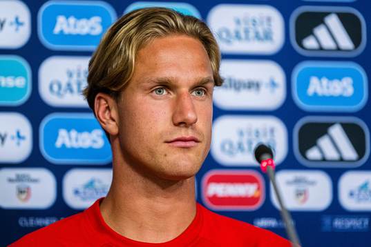 Erik Botheim of the Norwegian under-21 national football