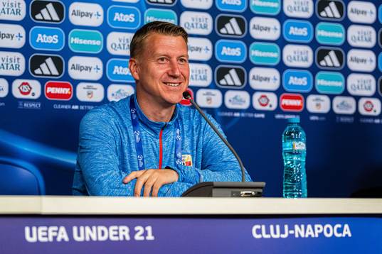 Leif Gunnar Smerud, head coach of the Norwegian under-21