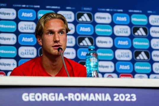 Erik Botheim of the Norwegian under-21 national football