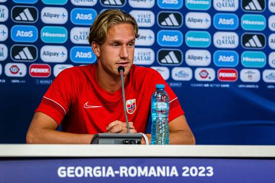 Erik Botheim of the Norwegian under-21 national football
