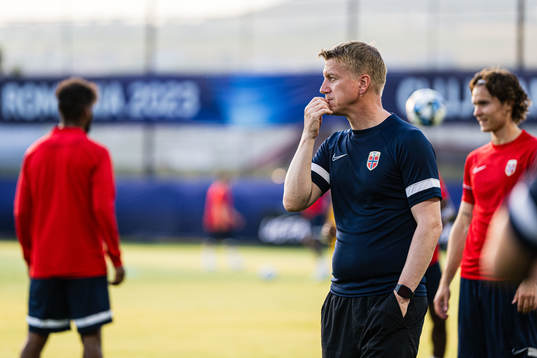 Leif Gunnar Smerud, head coach of the Norwegian under-21