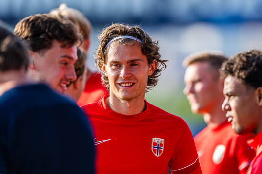 Markus Solbakken of the Norwegian under-21 national