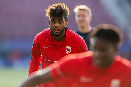 Emil Konradsen Ceide of the Norwegian under-21 national