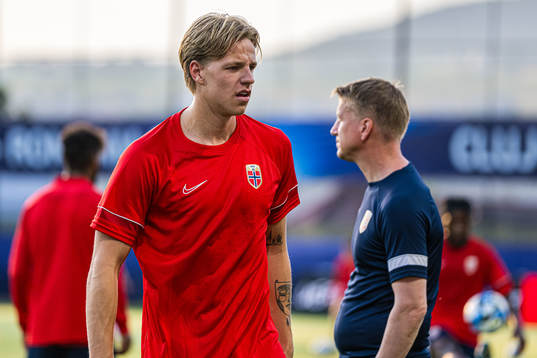 Jesper Norman Daland of the Norwegian under-21 national