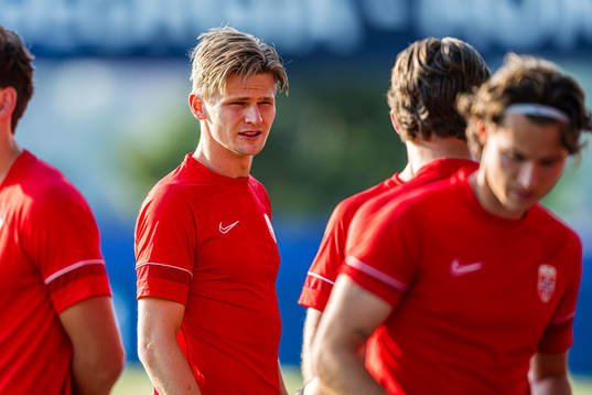 David Møller Wolfe of the Norwegian under-21 national