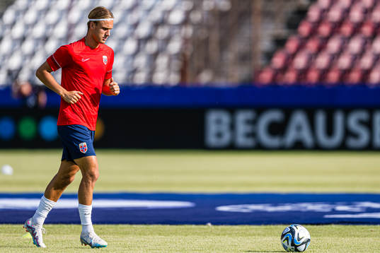 Erik Botheim of Norway warms up