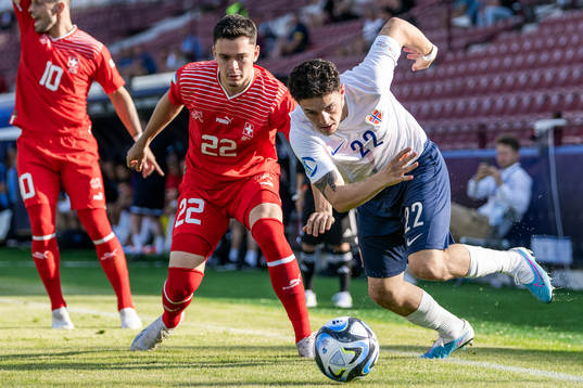 Fabian Rieder of Switzerland and Christos Zafeiris of Norway