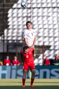Filip Stojilkovic of Switzerland and Henrik Heggheim of