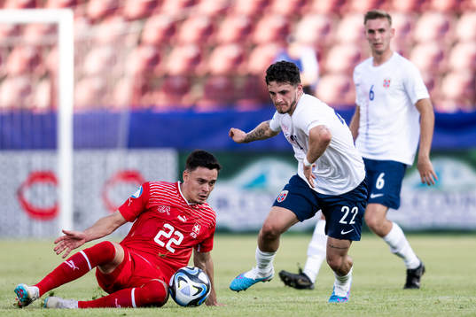 Fabian Rieder of Switzerland and Christos Zafeiris of Norway