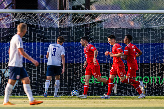 Kastriot Imeri of Switzerland celebrates