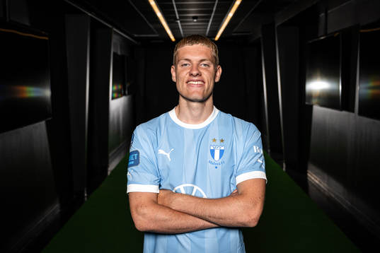 Malmö FF presenterar Sebastian Jörgensen som ny spelare