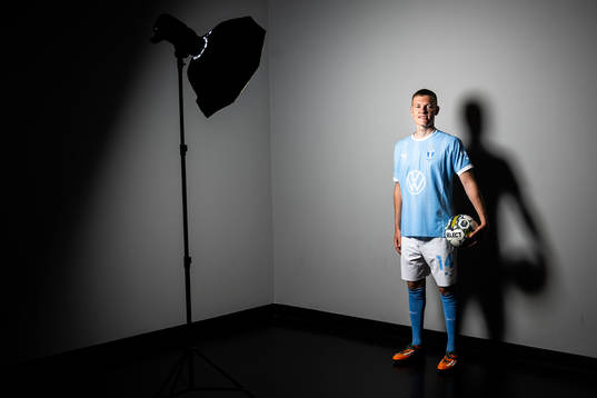 Malmö FF presenterar Sebastian Jörgensen som ny spelare