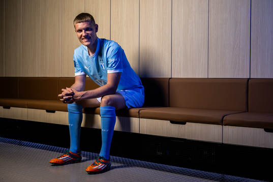 Malmö FF presenterar Sebastian Jörgensen som ny spelare