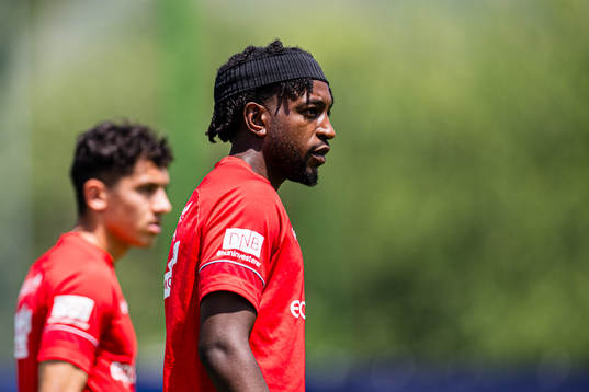 Warren Kamanzi of the Norwegian under-21 national football