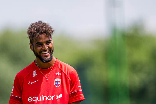 Emil Konradsen Ceide of the Norwegian under-21 national