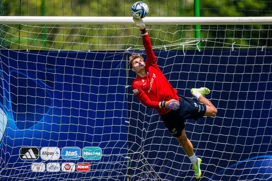 Mads Hedenstad Christiansen of the Norwegian under-21