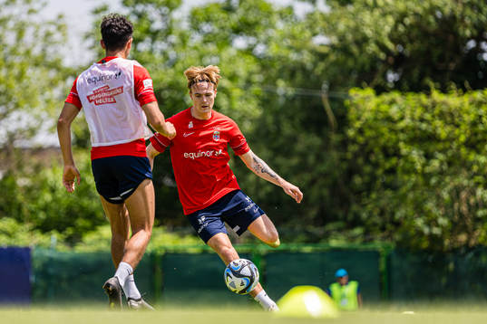 Tobias Christensen of the Norwegian under-21 national