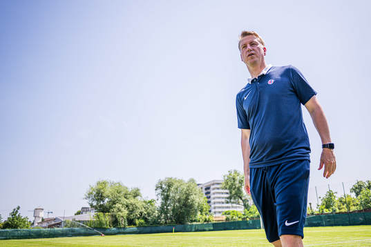 Leif Gunnar Smerud, head coach of the Norwegian under-21