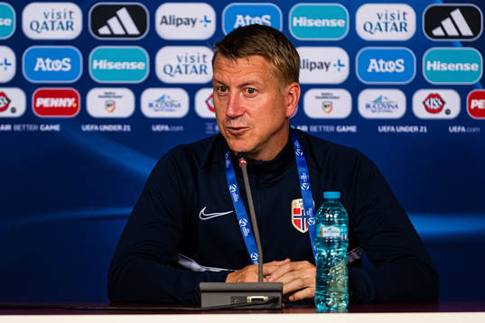 Leif Gunnar Smerud, head coach of the Norwegian under-21