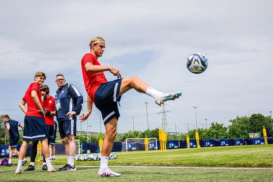 Erik Botheim of the Norwegian under-21 national football
