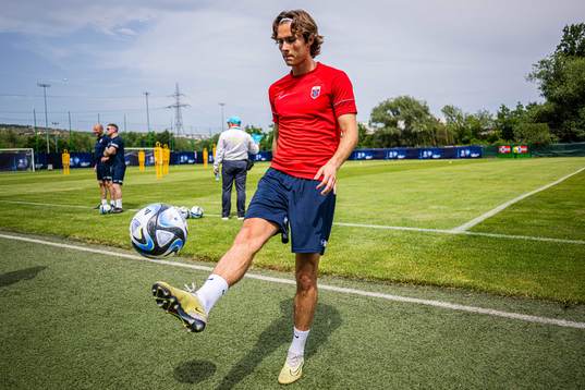 Markus Solbakken of the Norwegian under-21 national