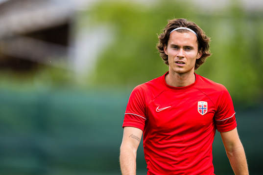 Markus Solbakken of the Norwegian under-21 national