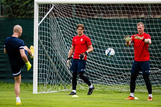 Rasmus Sandberg and Kristoffer Klaesson of the Norwegian
