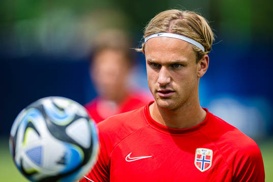 Erik Botheim of the Norwegian under-21 national football