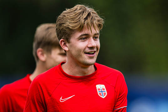 Henrik Heggheim of the Norwegian under-21 national football