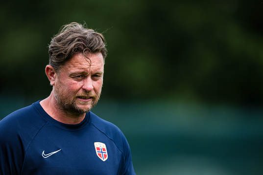 Fysio Bård Homstøl of the Norwegian under-21 national