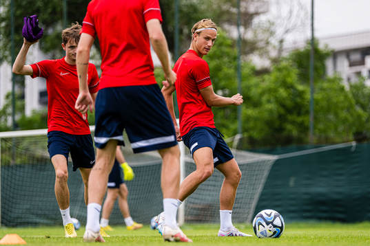 Erik Botheim of the Norwegian under-21 national football
