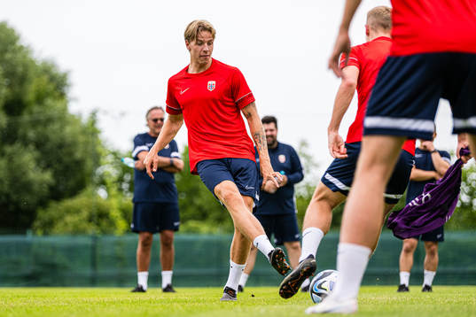 Jesper Norman Daland of the Norwegian under-21 national
