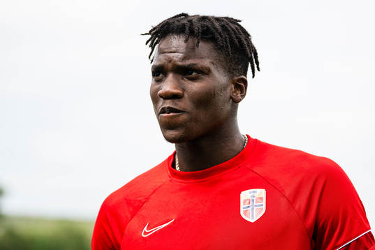 Seedyahmed Tijan Jatta of the Norwegian under-21 national