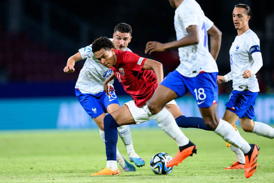 Antonio Nusa of Norway