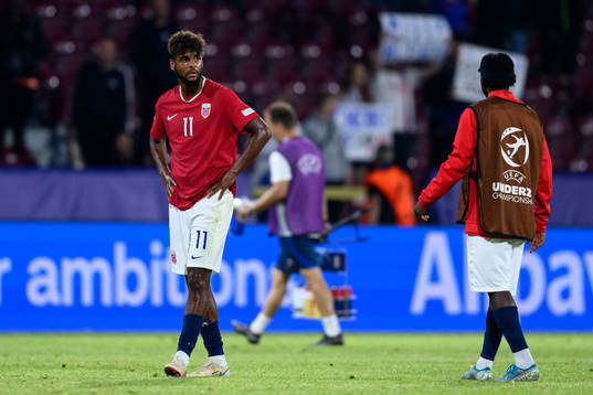 Emil Konradsen Ceide of Norway loos dejected