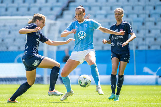 FC Rosengårds Sara Sulaiman och Josephine Lech