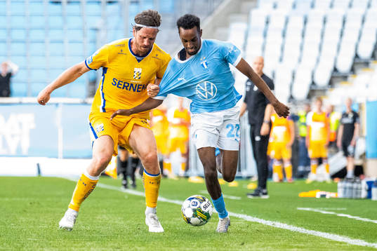 IFK Göteborgs Gustav Svensson och Malmö FFs Taha Ali